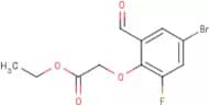 Ethyl 2-(4-bromo-2-fluoro-6-formyl-phenoxy)acetate