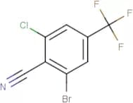 2-Bromo-6-chloro-4-(trifluoromethyl)benzonitrile
