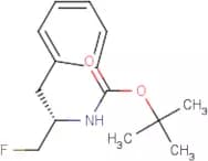 (2S)-1-Fluoro-3-phenylpropan-2-amine, N-BOC protected