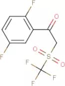 2',5'-Difluoro-2-(trifluoromethylsulphonyl)acetophenone