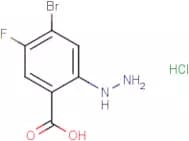 4-Bromo-5-fluoro-2-hydrazinobenzoic acid hydrochloride