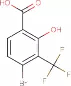 4-Bromo-2-hydroxy-3-(trifluoromethyl)benzoic acid