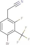 2-[4-Bromo-2-fluoro-3-(trifluoromethyl)phenyl]acetonitrile
