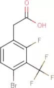 2-[4-Bromo-2-fluoro-3-(trifluoromethyl)phenyl]acetic acid
