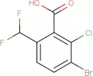 3-Bromo-2-chloro-6-(difluoromethyl)benzoic acid