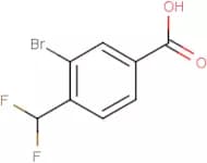 3-Bromo-4-(difluoromethyl)benzoic acid