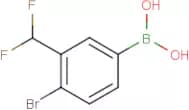 4-Bromo-3-(difluoromethyl)benzeneboronic acid
