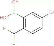 5-Bromo-2-(difluoromethyl)benzeneboronic acid