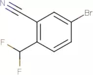 5-Bromo-2-(difluoromethyl)benzonitrile
