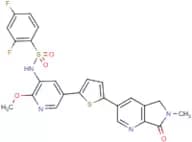 2,4-Difluoro-N-[2-methoxy-5-[5-(6-methyl-7-oxo-5H-pyrrolo[3,4-b]pyridin-3-yl)thiophen-2-yl]pyridin…