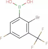 2-Bromo-5-fluoro-3-(trifluoromethyl)benzeneboronic acid