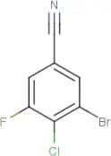 3-Bromo-4-chloro-5-fluorobenzonitrile