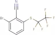 2-Bromo-6-(pentafluoroethylthio)benzonitrile