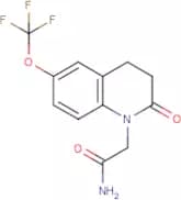 2-[3,4-Dihydro-2-oxo-6-(trifluoromethoxy)quinolin-1(2H)-yl]acetamide
