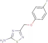 5-Amino-3-[(4-fluorophenoxy)methyl]-1,2,4-thiadiazole