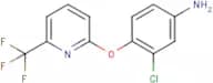 3-Chloro-4-{[6-(trifluoromethyl)pyridin-2-yl]oxy}aniline