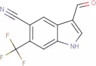 3-Formyl-6-(trifluoromethyl)-1H-indole-5-carbonitrile
