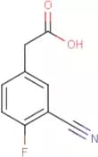 3-Cyano-4-fluorophenylacetic acid