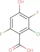 2-Chloro-3,6-difluoro-4-hydroxybenzoic acid
