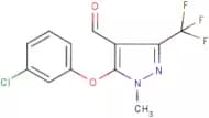 5-(3-Chlorophenoxy)-1-methyl-3-(trifluoromethyl)-1H-pyrazole-4-carboxaldehyde