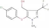 [5-(4-Chlorophenoxy)-1-methyl-3-(trifluoromethyl)-1H-pyrazol-4-yl]methanol