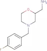 [4-(4-Fluorobenzyl)morpholin-2-yl]methylamine