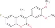 3-(3,4-Dimethoxyphenyl)-6-fluoro-4-methylcoumarin