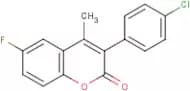 3-(4-Chlorophenyl)-6-fluoro-4-methylcoumarin