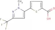 5-[1-Methyl-3-(trifluoromethyl)-1H-pyrazol-5-yl]thiophene-2-carboxylic acid