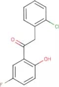 2-(2-Chlorophenyl)-5'-fluoro-2'-hydroxyacetophenone