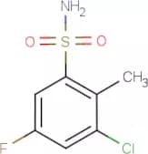 3-Chloro-5-fluoro-2-methylbenzenesulphonamide