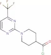 1-[4-(Trifluoromethyl)pyrimidin-2-yl]piperidine-4-carbonyl chloride
