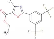 Ethyl 2-[3,5-bis(trifluoromethyl)phenyl]-4-methyl-1,3-oxazole-5-carboxylate