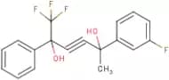 2-(3-Fluorophenyl)-5-phenyl-6,6,6-trifluorohex-3-yne-2,5-diol