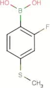 2-Fluoro-4-(methylsulphanyl)benzeneboronic acid
