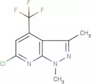 6-Chloro-1,3-dimethyl-4-(trifluoromethyl)-1H-pyrazolo[3,4-b]pyridine