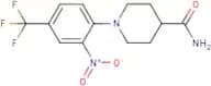 1-[2-Nitro-4-(trifluoromethyl)phenyl]piperidine-4-carboxamide