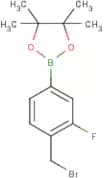 4-(Bromomethyl)-3-fluorobenzeneboronic acid, pinacol ester