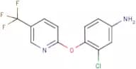 3-Chloro-4-{[5-(trifluoromethyl)pyridin-2-yl]oxy}aniline