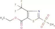 Ethyl 2-(methylsulphonyl)-4-(trifluoromethyl)-1,3-thiazole-5-carboxylate