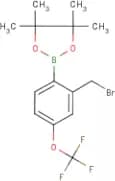 2-(Bromomethyl)-4-(trifluoromethoxy)benzeneboronic acid, pinacol ester