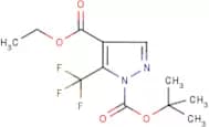 4-(Ethoxycarbonyl)-5-(trifluoromethyl)-1H-pyrazole, N-BOC protected