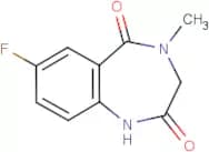3,4-Dihydro-7-fluoro-4-methyl-1H-1,4-benzodiazepine-2,5-dione