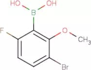 3-Bromo-6-fluoro-2-methoxybenzeneboronic acid