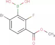 6-Bromo-2-fluoro-3-(methoxycarbonyl)benzeneboronic acid