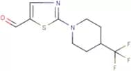 2-[4-(Trifluoromethyl)piperidin-1-yl]-1,3-thiazole-5-carboxaldehyde