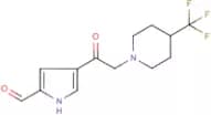 4-{[4-(Trifluoromethyl)piperidin-1-yl]acetyl}-1H-pyrrole-2-carboxaldehyde