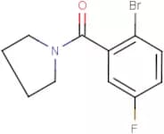 1-(2-Bromo-5-fluorobenzoyl)pyrrolidine