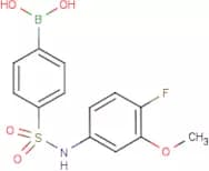 4-[N-(4-Fluoro-3-methoxyphenyl)sulphamoyl]benzeneboronic acid