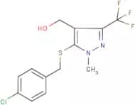 5-(4-Chlorobenzylthio)-1-methyl-3-(trifluoromethyl)-1H-pyrazol-4-yl]methanol